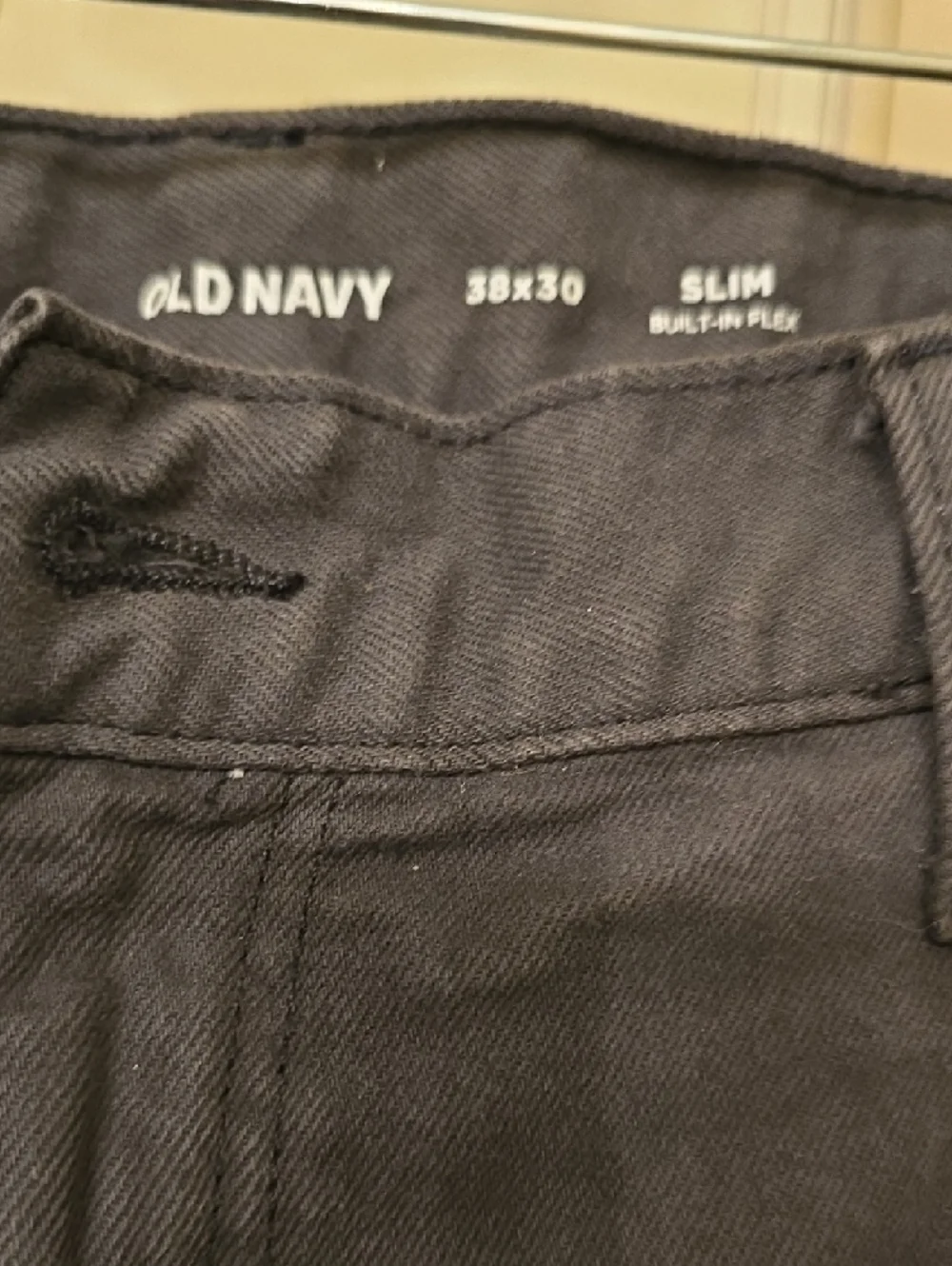 Old Navy Men's Charcoal Straight-Leg Pants